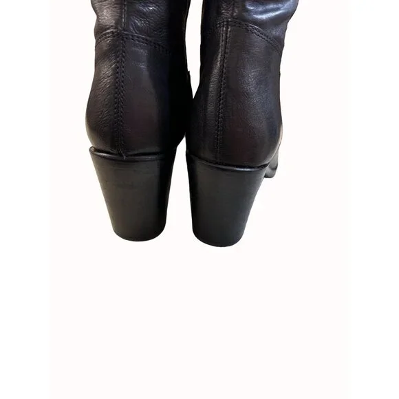 BOEMOS Archive Black Leather Boots